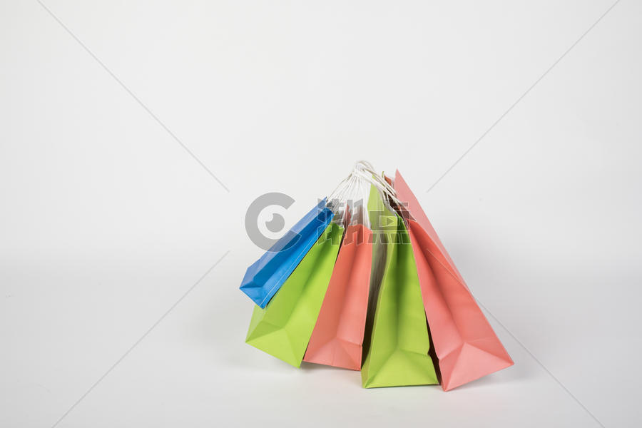 彩色购物袋图片素材免费下载