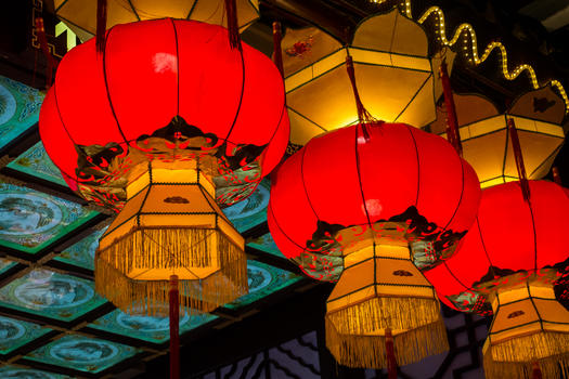 上海城隍庙元宵灯会图片素材免费下载