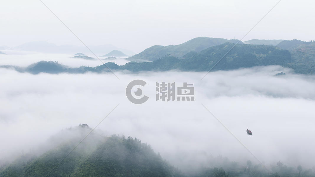 充满中国风意境的山水景色图片素材免费下载