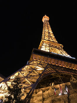 拉斯维加斯巴黎铁塔图片素材免费下载
