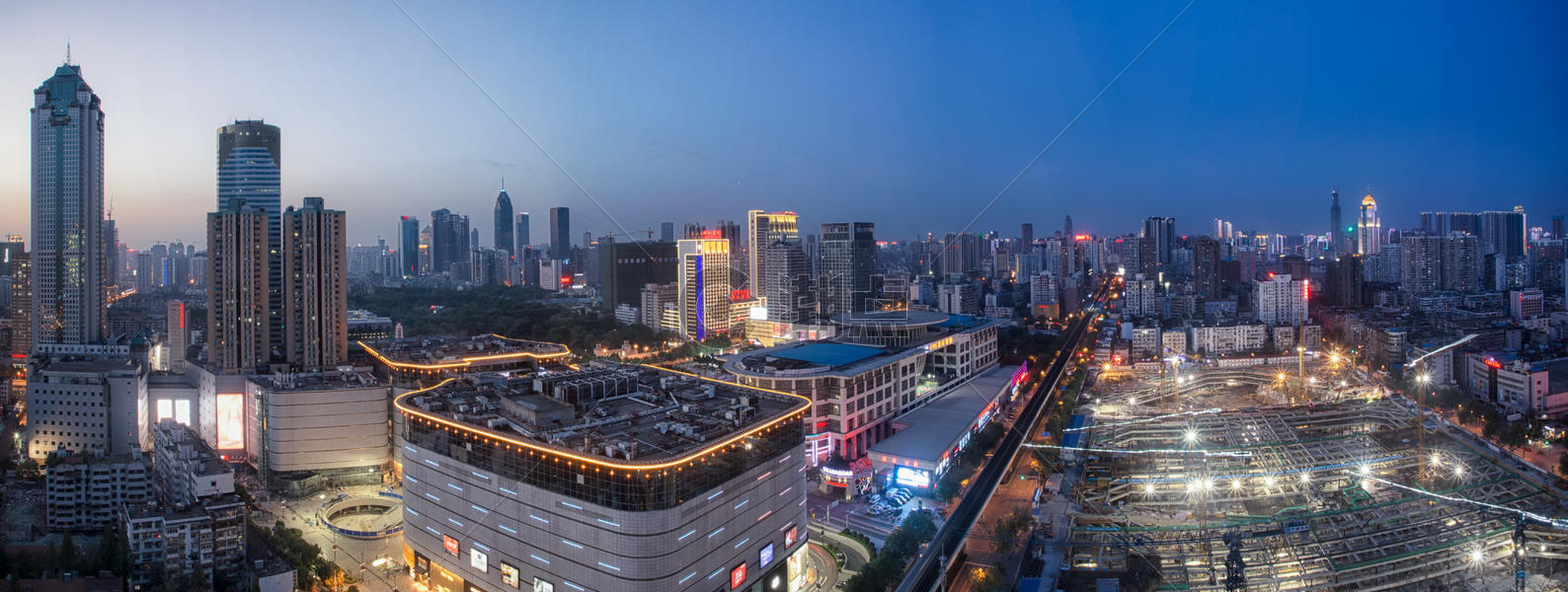 武汉国际广场全景图片素材免费下载