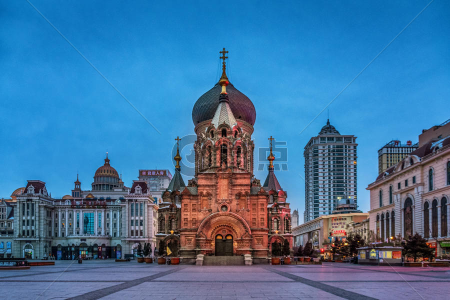 哈尔滨圣索菲亚大教堂图片素材免费下载