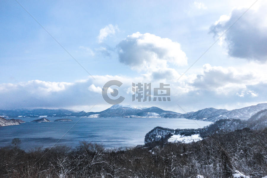 日本北海道洞爷湖风光图图片素材免费下载