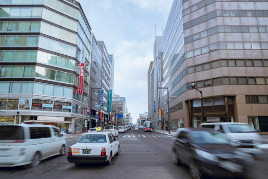 北海道札幌商业街图片素材免费下载