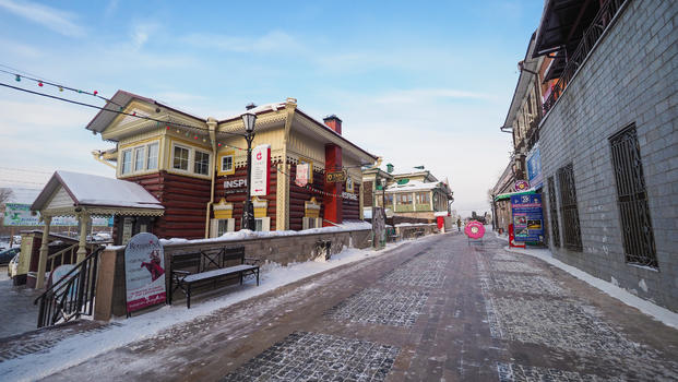 伊尔库茨克130风情街图片素材免费下载