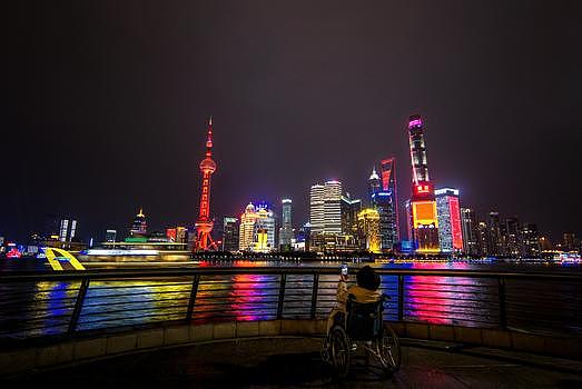 上海魔都夜景图片素材免费下载
