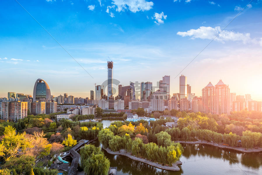 北京建筑国贸风光图片素材免费下载