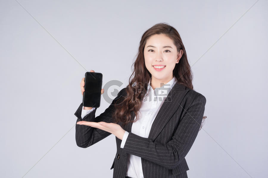 商务女性用手机图片素材免费下载