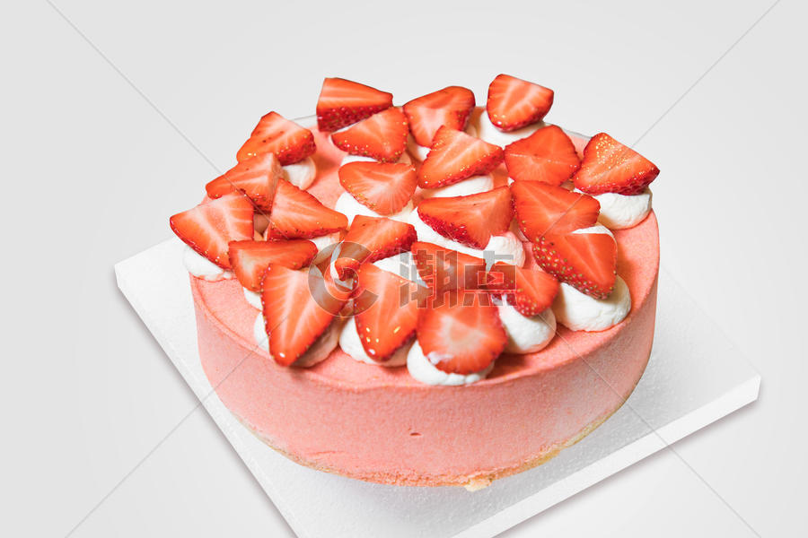 新鲜草莓巧克力裸蛋糕图片素材免费下载