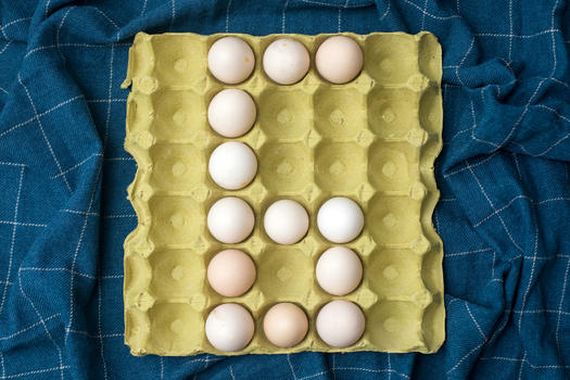 鸡蛋排列成数字图片素材免费下载