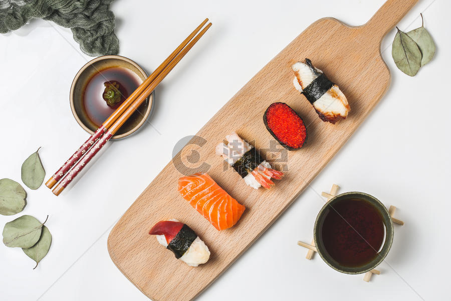 极简日料寿司刺身图图片素材免费下载