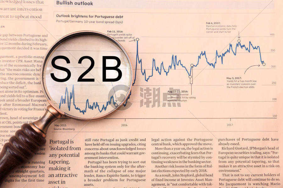 放大镜的S2B图片素材免费下载