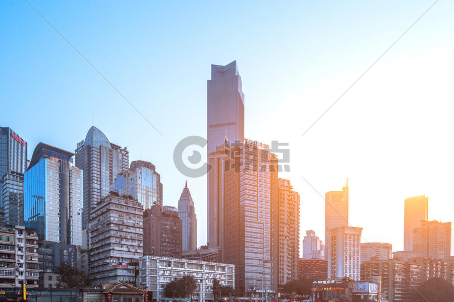城市高楼背景图片素材免费下载
