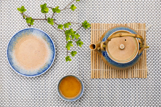 一套日式茶具小暑图片素材免费下载