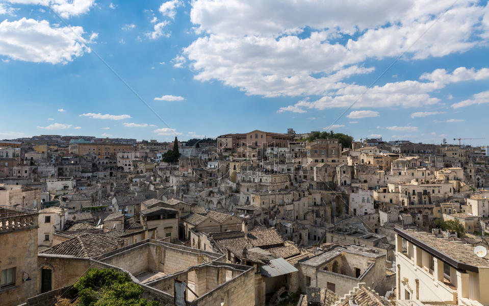意大利辉煌的石头古城图片素材免费下载