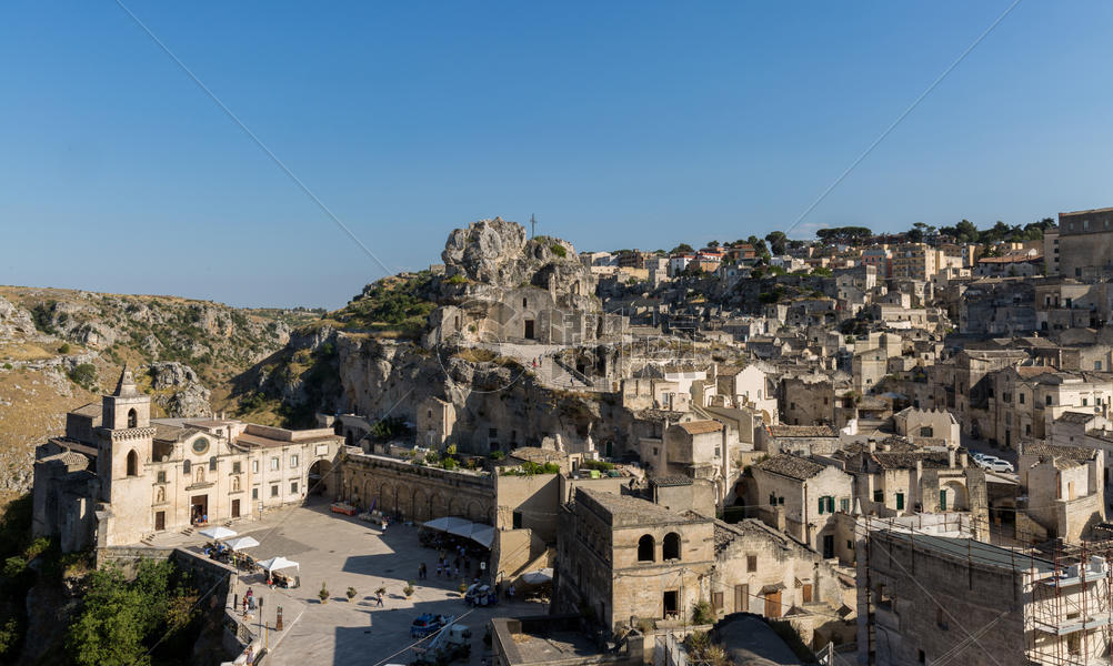 意大利千年历史的石头古城图片素材免费下载