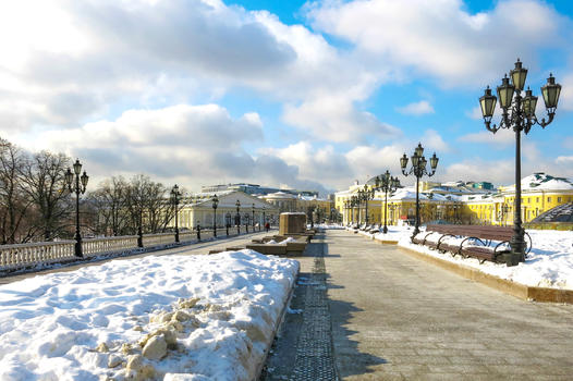 莫斯科亚历山大花园图片素材免费下载