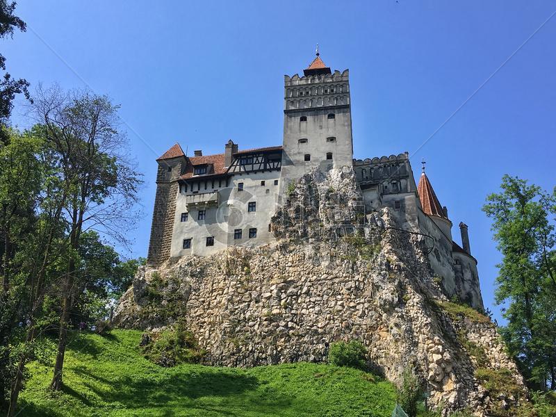 著名罗马尼亚吸血鬼城堡布朗城堡图片素材免费下载