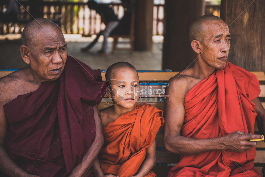 缅甸佛教僧侣图片素材免费下载