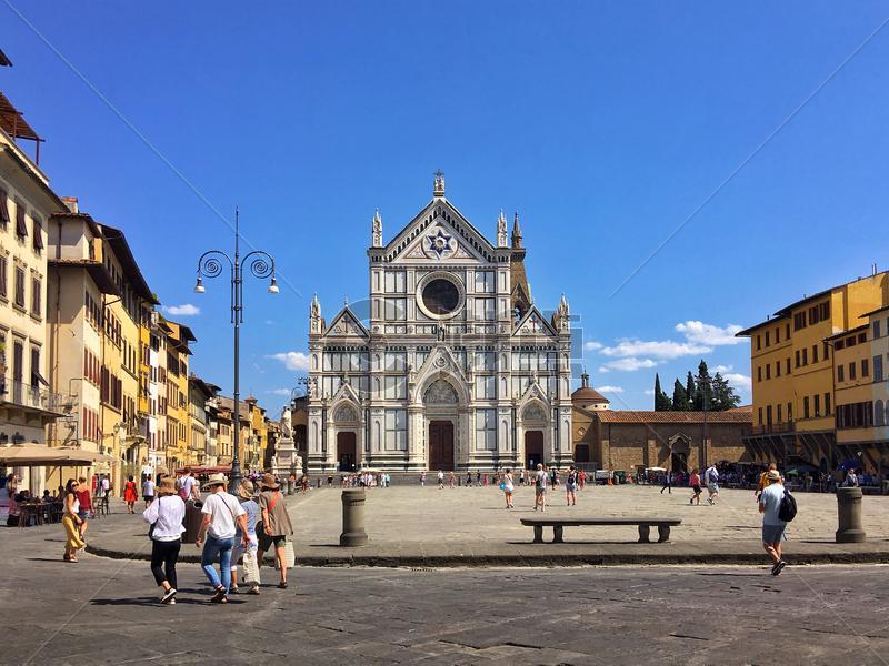 意大利佛罗伦萨街头教堂图片素材免费下载