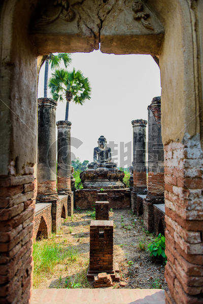 缅甸佛教建筑遗址图片素材免费下载