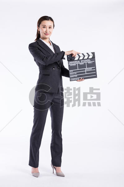 商务女性影视打板图片素材免费下载