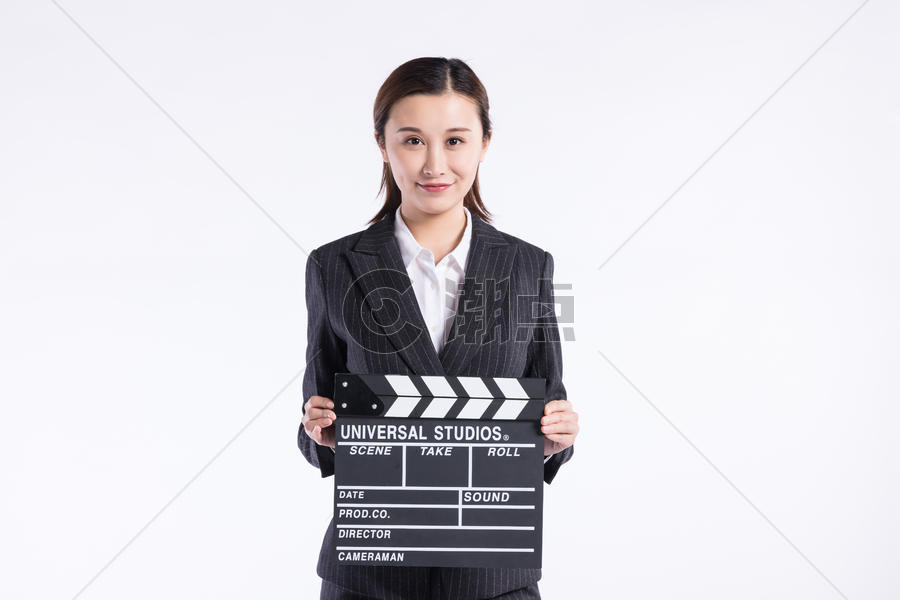商务女性影视打板图片素材免费下载