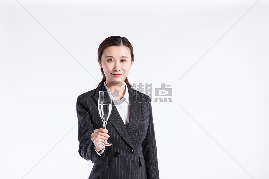 商务女性干杯图片素材免费下载