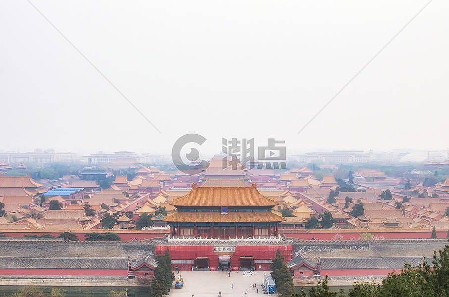 北京故宫全景图片素材免费下载