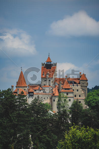著名的欧洲吸血鬼城堡布朗城堡图片素材免费下载