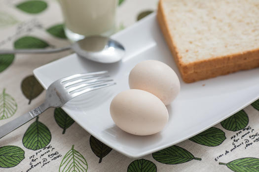 早餐鸡蛋牛奶面包图片素材免费下载