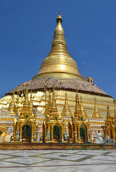 缅甸大金塔图片素材免费下载