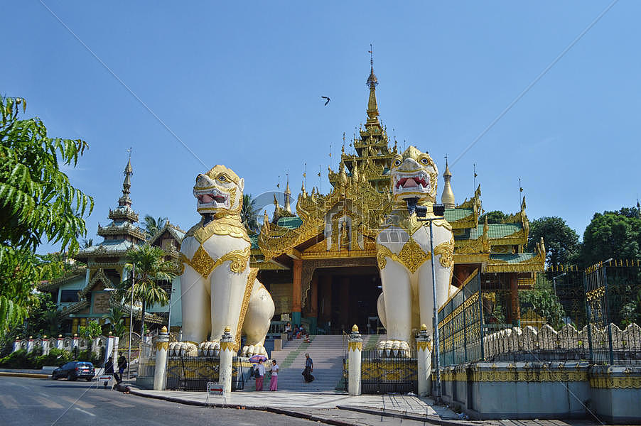 缅甸小乘佛教庙宇图片素材免费下载