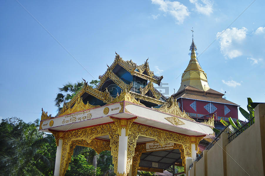 缅甸小乘佛教庙宇图片素材免费下载
