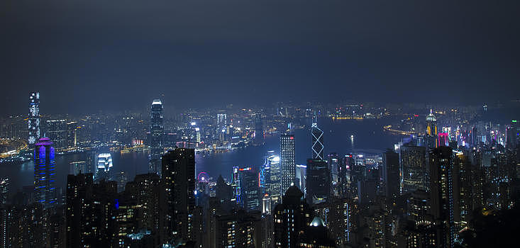 香港太平山夜景图片素材免费下载
