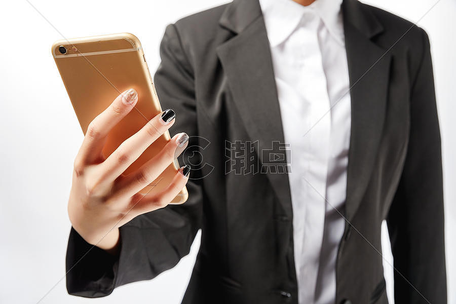 商务女性使用手机动作图片素材免费下载
