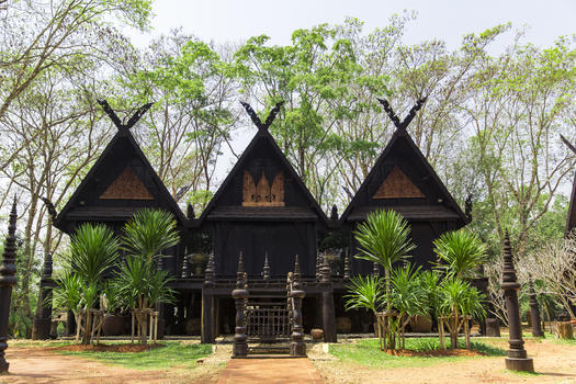泰国清迈黑庙博物馆图片素材免费下载