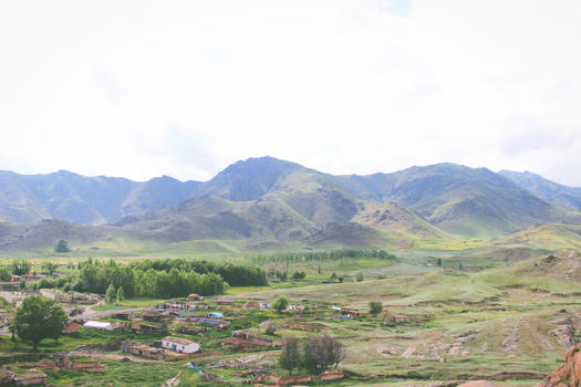 新疆阿勒泰地区可可托海乡村图片素材免费下载