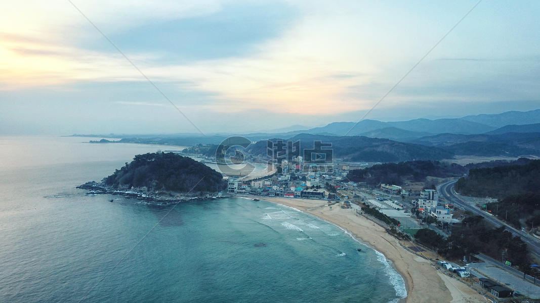 韩国地标襄阳海滨图片素材免费下载