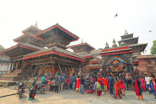 尼泊尔杜巴广场图片素材免费下载
