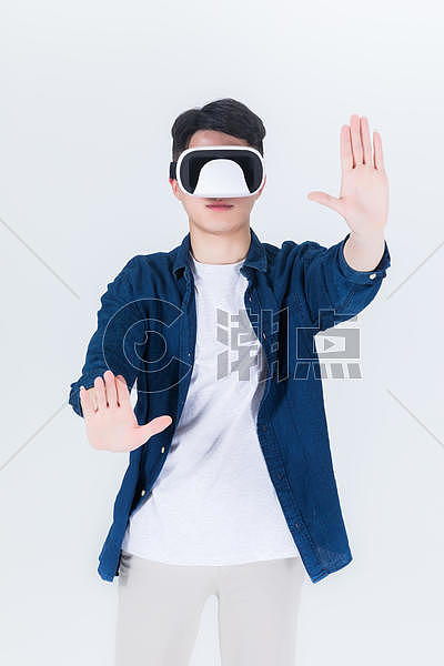 男性VR虚拟现实图片素材免费下载