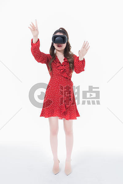 女性vr虚拟现实图片素材免费下载