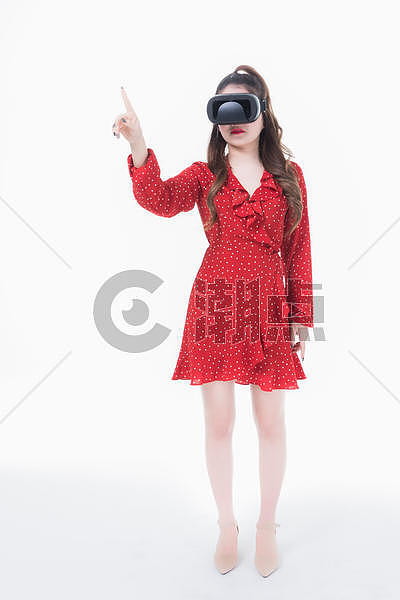 女性vr虚拟现实图片素材免费下载