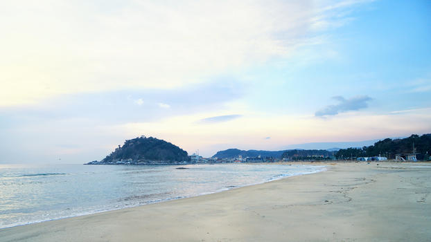 韩国仁川海滨风光图片素材免费下载