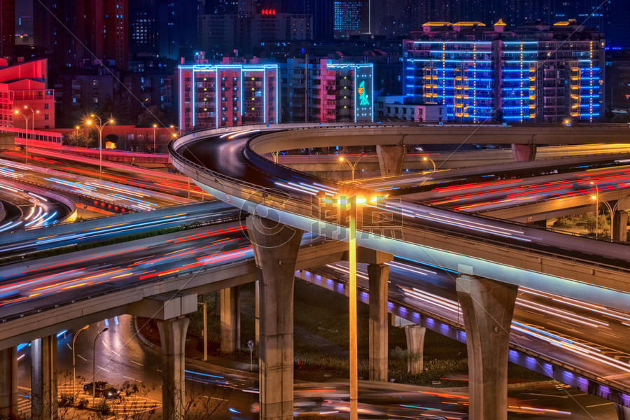 武汉城市高架桥图片素材免费下载