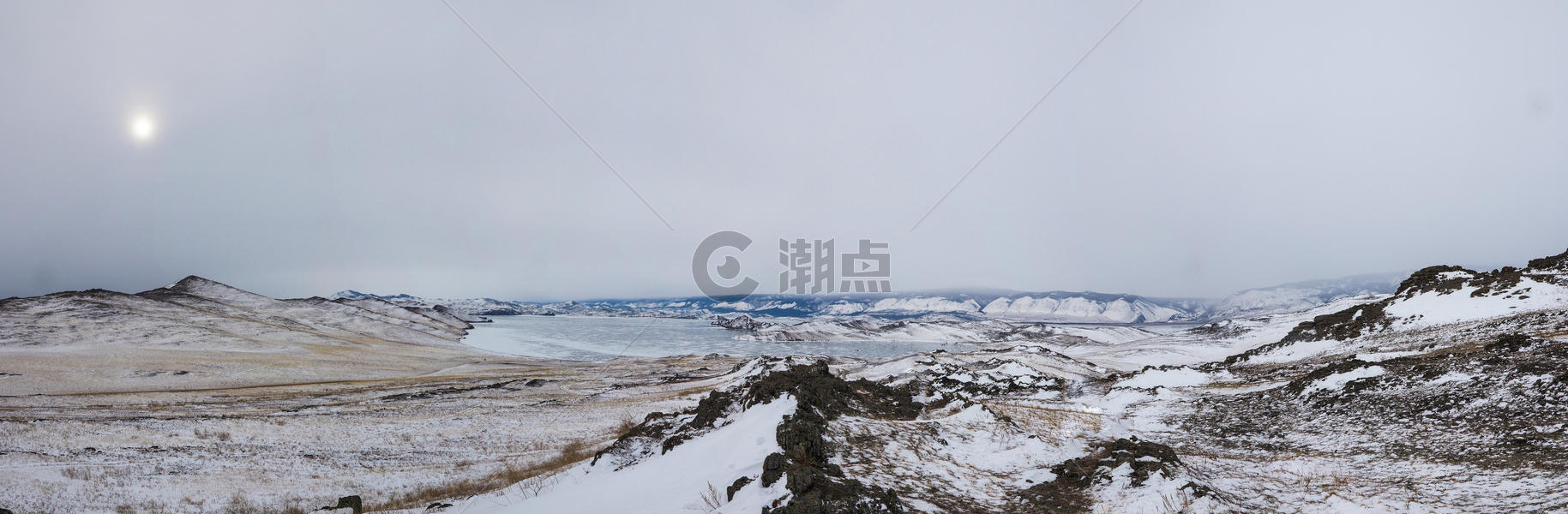 奥利洪岛贝加尔湖全景图图片素材免费下载