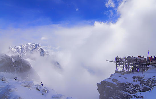丽江玉龙雪山观景平台图片素材免费下载