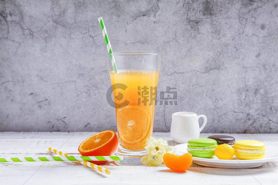冷饮橙汁图片素材免费下载