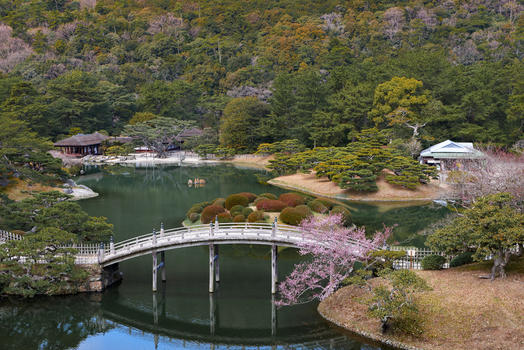 日本日式园林风景图片素材免费下载