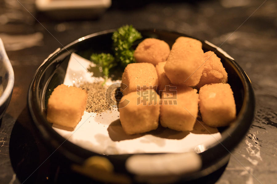 日式料理香酥豆腐图片素材免费下载